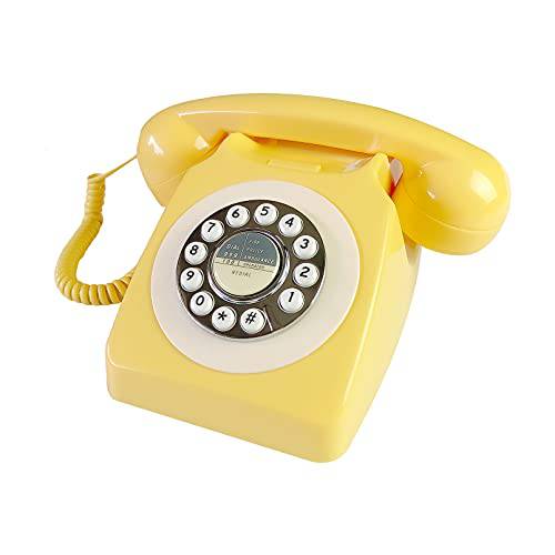 유선 레트로 폰, TelPal 80’s 클래식 전화/ Old 패션 유선전화 폰/ 유선 AntiqueTelephone 홈/ 오피스/ 호텔식