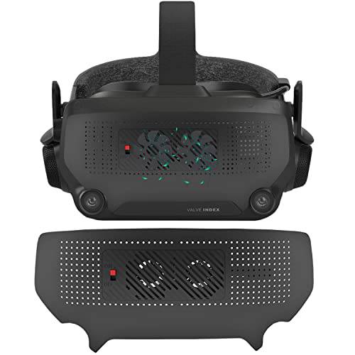밸브 인덱스 페이스플레이트 듀얼 팬 Frunk 플러그 and 플레이 USB 알루미늄 라디에이터 악세사리 쿨링 열 VR 헤드셋 예방 안개 큰 Airflow 저소음 팬 Extends VR Life by X-super 홈