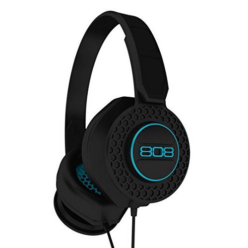 808 HPA130BK Shox 소음 차단 On-Ear 헤드폰,헤드셋, 블랙