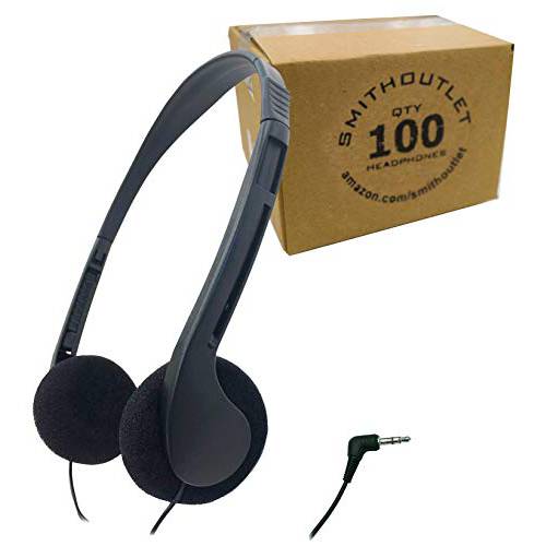 SmithOutlet 100 팩 로우 비용 교실/ 도서관 헤드폰,헤드셋
