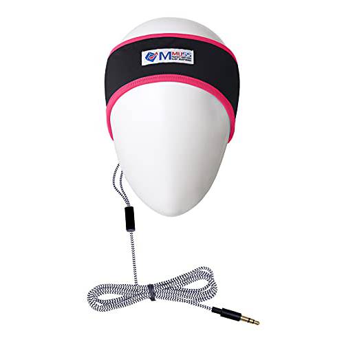 MMUSS 슬립 헤드폰,헤드셋 스테레오 헤드밴드  매우얇은 Speakers.Perfect 사이드 Sleeper, 스포츠, 에어 여행용, 명상 and 기분전환 (Pink2)