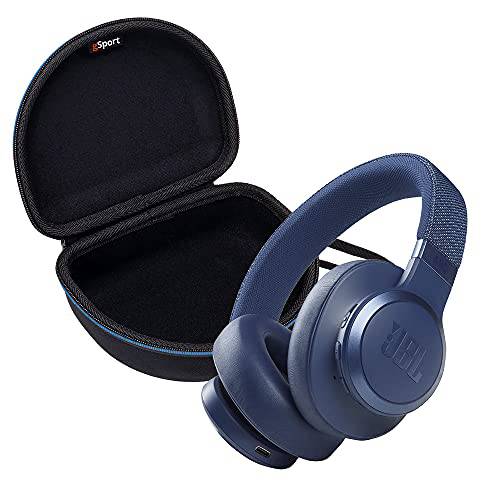JBL 라이브 660NC 무선 Over-Ear Noise-Cancelling 헤드폰 번들,묶음 gSport 케이스 (블루)
