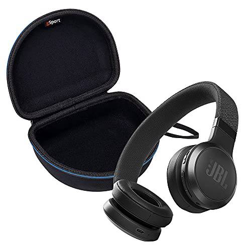 JBL 라이브 460NC 무선 On-Ear 노이즈캔슬링, 노캔 헤드폰 번들,묶음 gSport 케이스 (블랙)