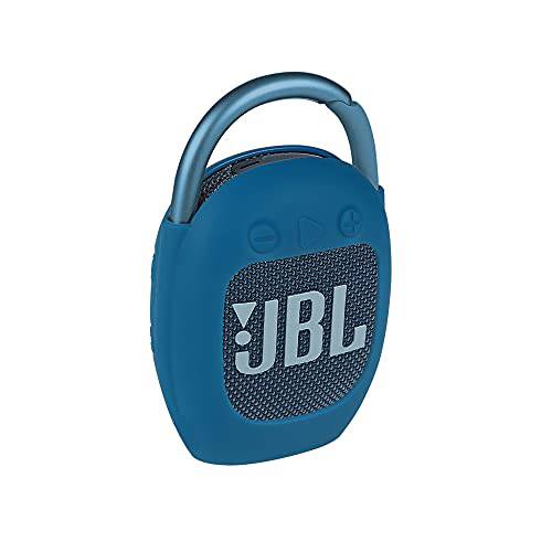 Mavolus 실리콘 보호 케이스 호환가능한 JBL 클립 4 휴대용 블루투스 스피커, 블루