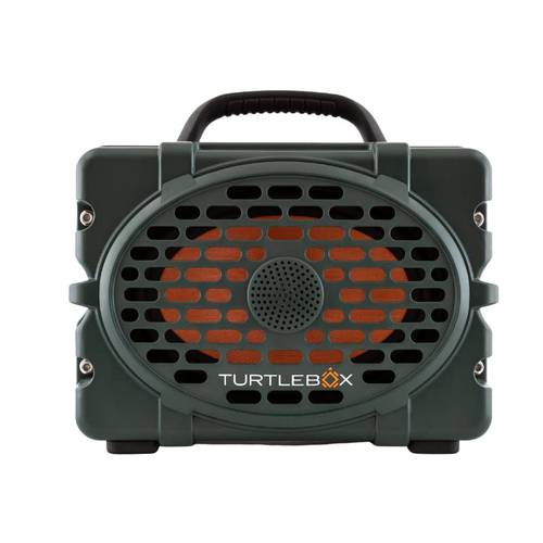Turtlebox 세대 2: 고음량 아웃도어 휴대용 블루투스 5.0 스피커 | 러그드, IP67, 방수, 충격 방지&  방진 (리치, 풀 사운드, Plays to 120db, 쌍, 세트 2X True L-R 스테레오), Original 그린