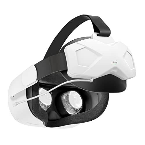 오큘러스 퀘스트 2 Elite 스트랩 배터리, 5000mAh Extend 3hrs 재생시간, 고속 충전 VR 파워, 조절가능 헤드 스트랩 강화 지원 and 편안한 in VR