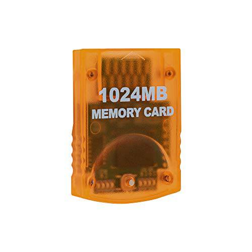 Mcbazel 1024MB(16344 블록) 메모리 카드 게임큐브 and Wii 콘솔