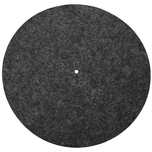 턴테이블 플래터 매트 슬립 매트 Anti-Vibration 오디오애호가 패드 Improves 사운드&  퍼포먼스 비닐 LP레코드 Players(Black)