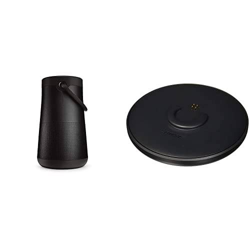 보스 사운드링크 회전+ (시리즈 II) 휴대용 블루투스 스피커,  블랙&  사운드링크 회전 충전 거치대 블랙
