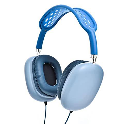 Over-Ear 헤드폰,헤드셋 마이크,마이크로폰, 경량 폴더블. (블루)