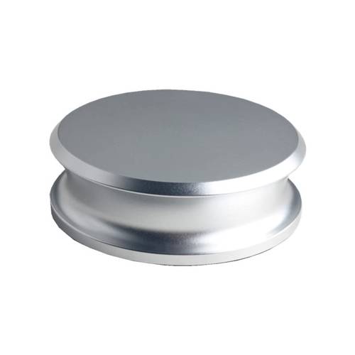 DEWHEL 알루미늄 LP레코드 무게 스테빌라이저 턴테이블 Clamps-Low 프로파일 호환가능한 하이파이 LP레코드 플레이어 턴테이블 비닐 디스크 LP (숏, 실버)