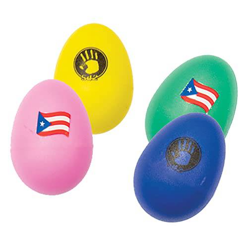 5d2 퍼커션 4 PCS 플라스틱 달걀 쉐이커 세트 Puerto Rico 깃발 - 뮤지컬 핸드 퍼커션 쉐이커, 셰이커 - 마라카스 퍼커션 악기 (5D2PRSHAKERS)