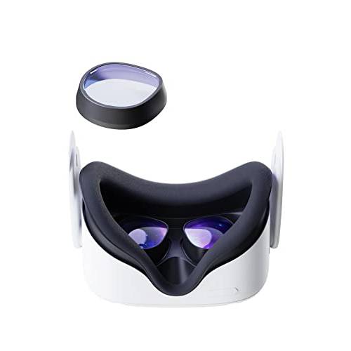 Amavasion 글라스 렌즈 인서트 호환가능한 메타/ 오큘러스 퀘스트 2, Amavasion VR 글라스 맞춤형 Easy-to-Install 프레임 플러스 렌즈 콤비네이션 SPH:-1.50(One 렌즈)