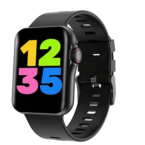스마트 Watch(Answer/ Make 전화), DESONG 1.7 인치 피트니스 트래커, 스마트워치 안드로이드 iOS 휴대폰, IP67 방수 혈압 SpO2 심박수, 심장박동수 슬립 모니터 여성용 남성용
