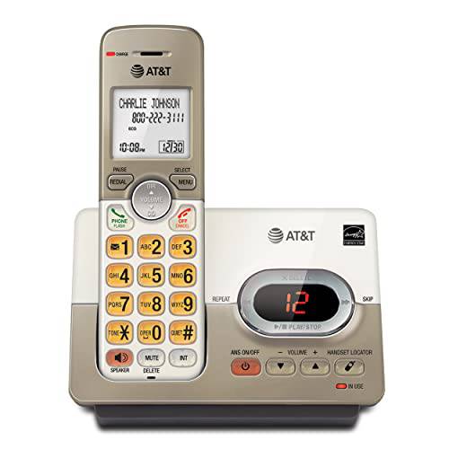 at& T EL52113 싱글 핸드셋 확장가능 무선 폰  자동응답기& Extra-large 백라이트 키