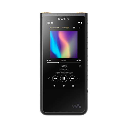 소니 Nw-ZX507 64GB 워크맨 Hi-Res 디지털 음악 플레이어 3.6 터치 스크린, 알루미늄 바디, 안드로이드 9.0, S-Master HX, DSEE-Hx, Wi-Fi&  블루투스 and USB Type-C - 블랙