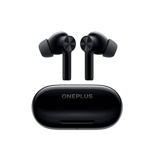 OnePlus 버즈 Z2 트루와이어리스 이어버드, 이어폰,이어셋 Headphones-Touch 컨트롤 충전 케이스, 액티브 소음 캔슬링, IP55 방수 스테레오 이어폰 홈, 스포츠, Obsidian 블랙