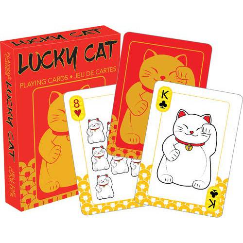 Aquarius Lucky 고양이 플레이 카드
