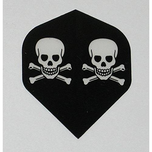 US Darts - 5 세트 (15 Flights) Skulls, 해골 and Crossbones, Pirate 스탠다드 다트 Flights