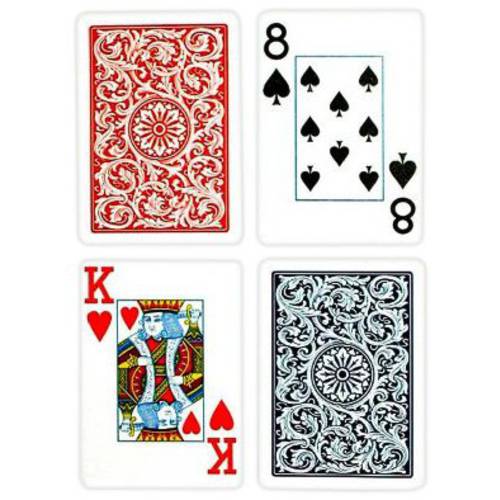 Copag  브릿지 사이즈 점보 인덱스 1546 플레이 카드 (블루 레드 설정)