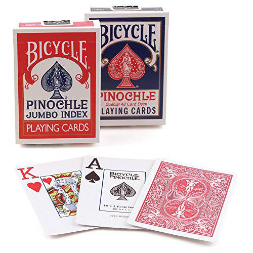 Bicycle Pinochle 점보 플레이 카드 (팩 of 12)