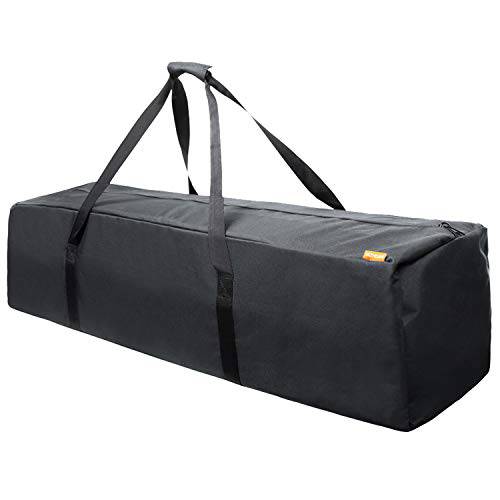 INFANZIA 45 인치 지퍼 더플 여행용 스포츠 장비 가방 방수 특대 블랙