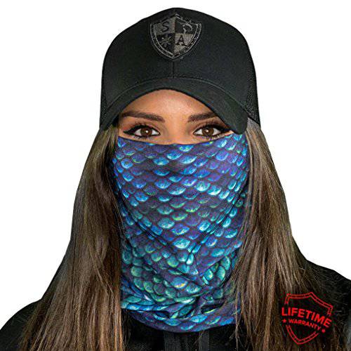S A 1 Face Shield Mermaid Face Shields for Women ? UV Face Shield