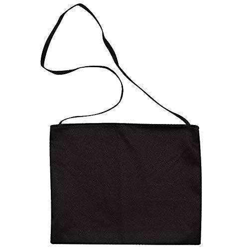 Plain Cycling Musette Feed Bag - Black
