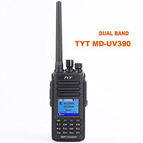TYT MD-UV390 디지털 듀얼 밴드 136-174MHz / 400-480MHz 양방향 라디오 방수 방진 IP67 워키토키, 무전기