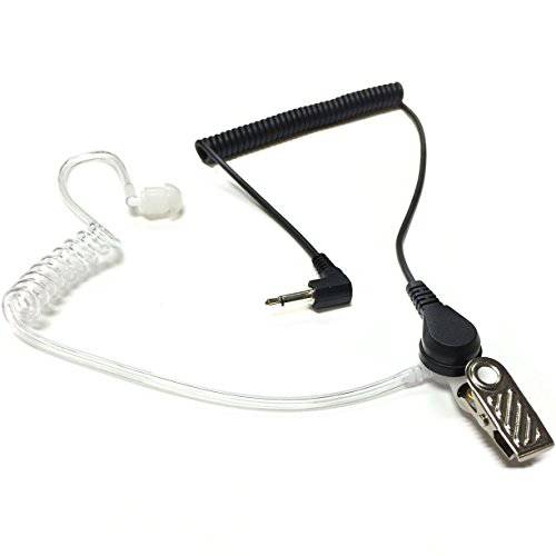 2.5mm Police Listen Only Acoustic Tube Earpiece Headset for Radio Speaker Mic by The Comm Guys