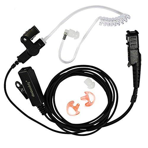 abcGoodefg 2-Wire Two-Way 라디오 감시 이어폰 키트 모토로라 원 쌍, 세트 Earmold 이어버드, 이어폰,이어셋 Xpr3300 Xpr3500 XIR P6620 XIR P6600 E8600 E8608 Mototrbo