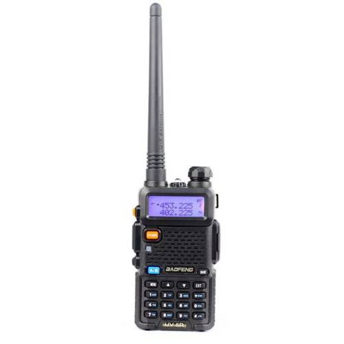 BaoFeng UV-5R 65-108 MHz 듀얼 밴드 햄 라디오 (블랙) (T1)