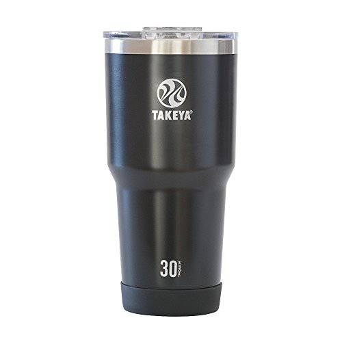 Takeya Actives Insulated Stainless Tumbler with Flip Lid, 30oz, Slate