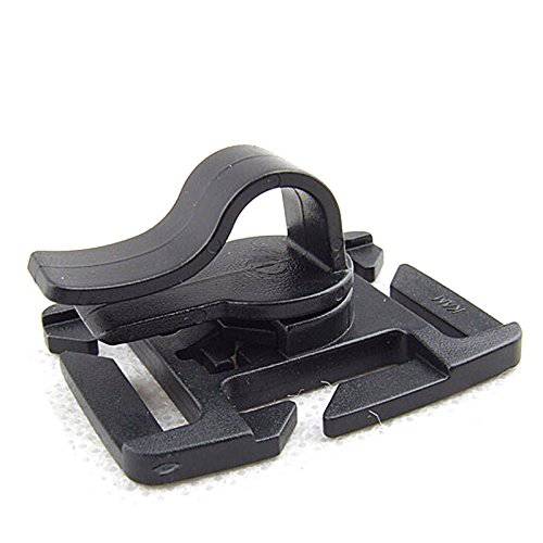 DETUCK(TM 360°Rotatable Tube Clamp Hose Clip Fixture for Hydration Backpack(Pack of 2pcs)