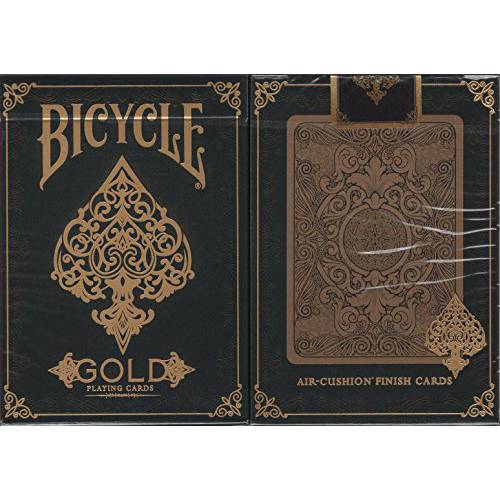 Bicycle Gold Playing Cards Poker Size Deck USPCC Custom Limited Edition