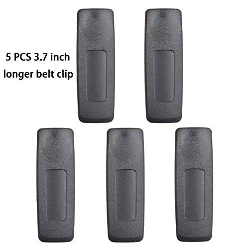 Guanshan 5X 3.7 Inch Replacement Belt Clip for Motorola XPR7580 XPR7550 XPR7380 XPR6550 XPR6350 XPR6500 XPR6580 XPR6380 Radio