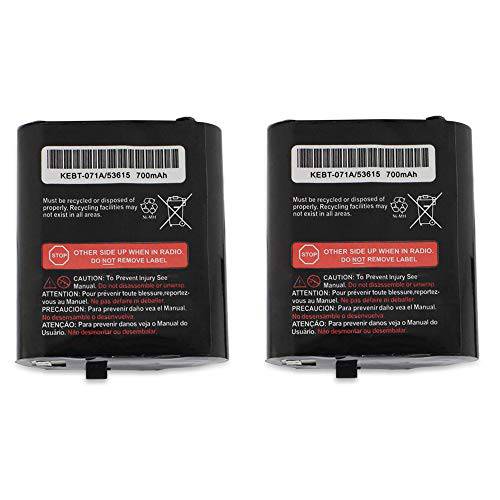 Replacement KEBT-071A/53615 Battery Packs, TFSeven 2Pcs 700mAh Talkabout Rechargeable Battery for Motorola Talkabout 2/Two Way Radios Walkie Talkie