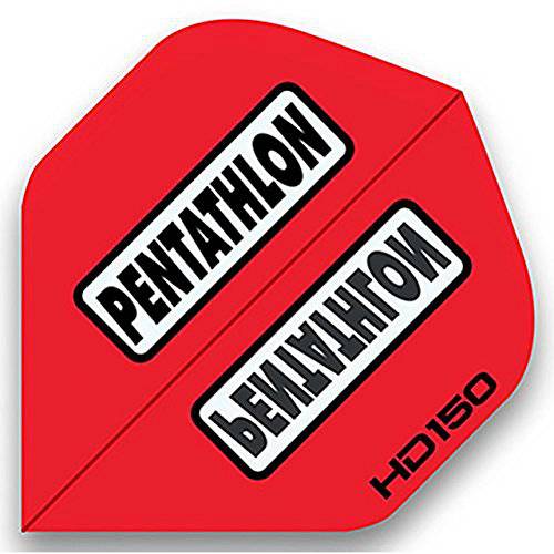 3 세트 of 스탠다드 사이즈 Pentathlon HD150 다트 Flights 레드