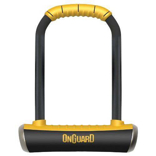 OnGuard Pitbull STD U-Lock, 블랙, 4.53 x 9.06-Inch
