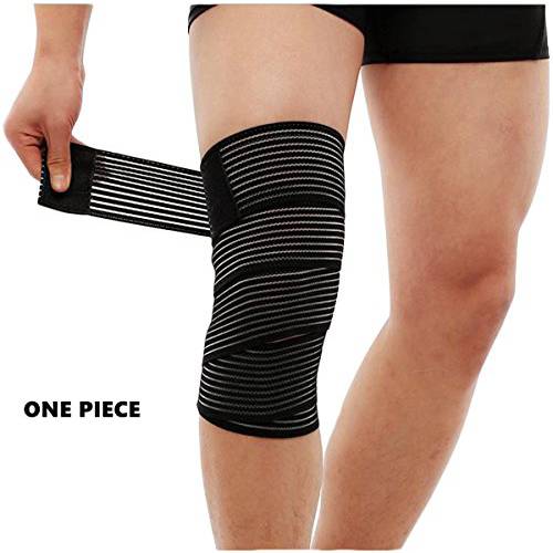 jadedragon Elastic Breathable Wrap Knee Elbow Wrist Ankle Hand Support, Ankle Support Brace Compression Sleeve Bandage Strap with Hook & Loop For Men & Women （Single piece）