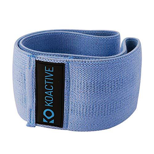 koactive Resistance Hip Band Circle ? Premium Non-Slip & Soft High Level Resistance Band ? Compact Bootie Shaping Workout Flexor ? Full Dynamic Exercise Strengthening Stripe with Free Black Carr