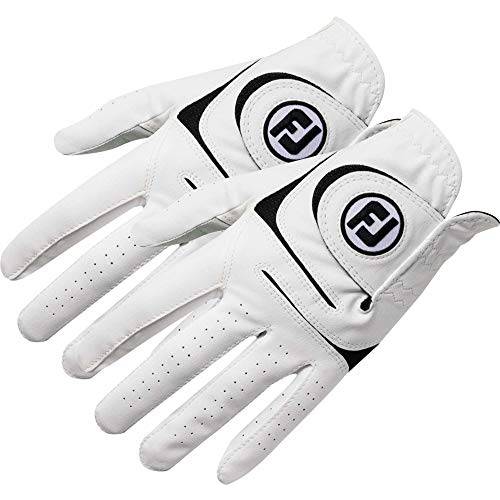 New 2017 FootJoy WeatherSof Mens Golf Gloves (2 Pack) (Cadet X-Large, Worn on Left Hand)