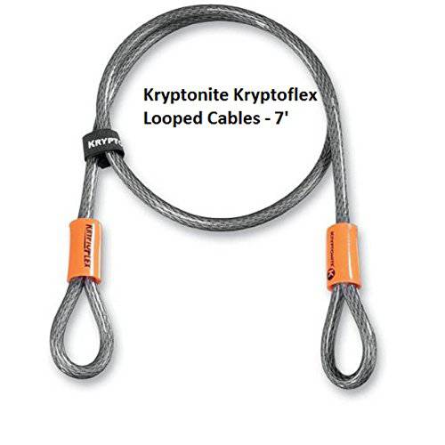 Kryptonite KryptoFlex Looped 케이블 - 7’/ -