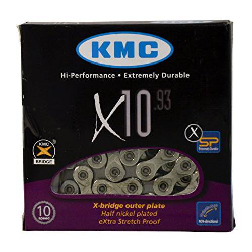 KMC X10-116L, NP/ BK 10 스피드 자전거 체인