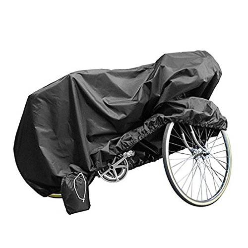 Andux  랜드 조절가능 자전거 자전거 커버 210T 폴리에스터 내구성, 튼튼 방수 마운틴 블랙 ZXCZ-01