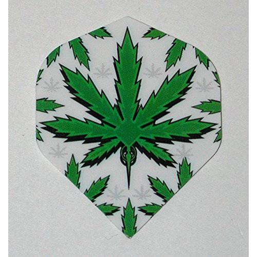 US Darts - 5 세트 (15 Flights) Marijuana Weed Dope 스탠다드 다트 Flights