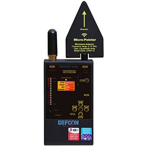 DefCon DD1206 프로페셔널 디지털 라디오 프리퀀시 RF 블루투스, GSM (셀룰러), 와이파이, 탐지기 Hunter Sweeper