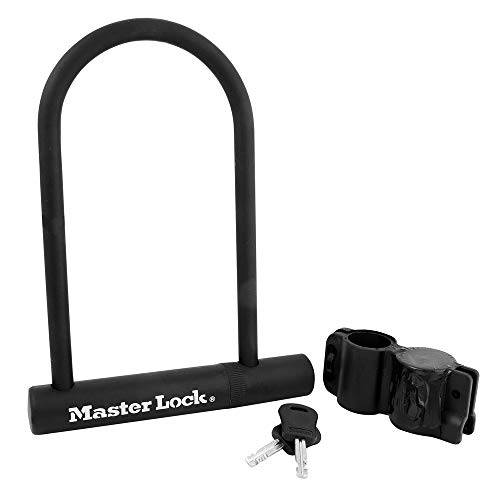 Master Lock 8170D U 잠금, 6-1/ 8 in. 와이드, 블랙