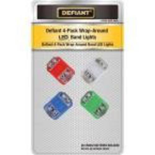 DEFIANT 미니 LED 손전등 (세이프티,안전 LED 라이트 세트 (4-Pack))