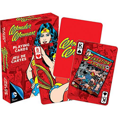 Aquarius DC Wonder Woman 레트로 플레이 카드